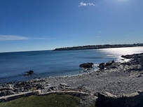 Backyard view from the deck facing toward York