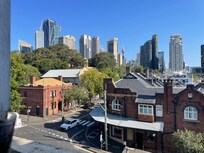 View from the window seat in our 3 rd floor room