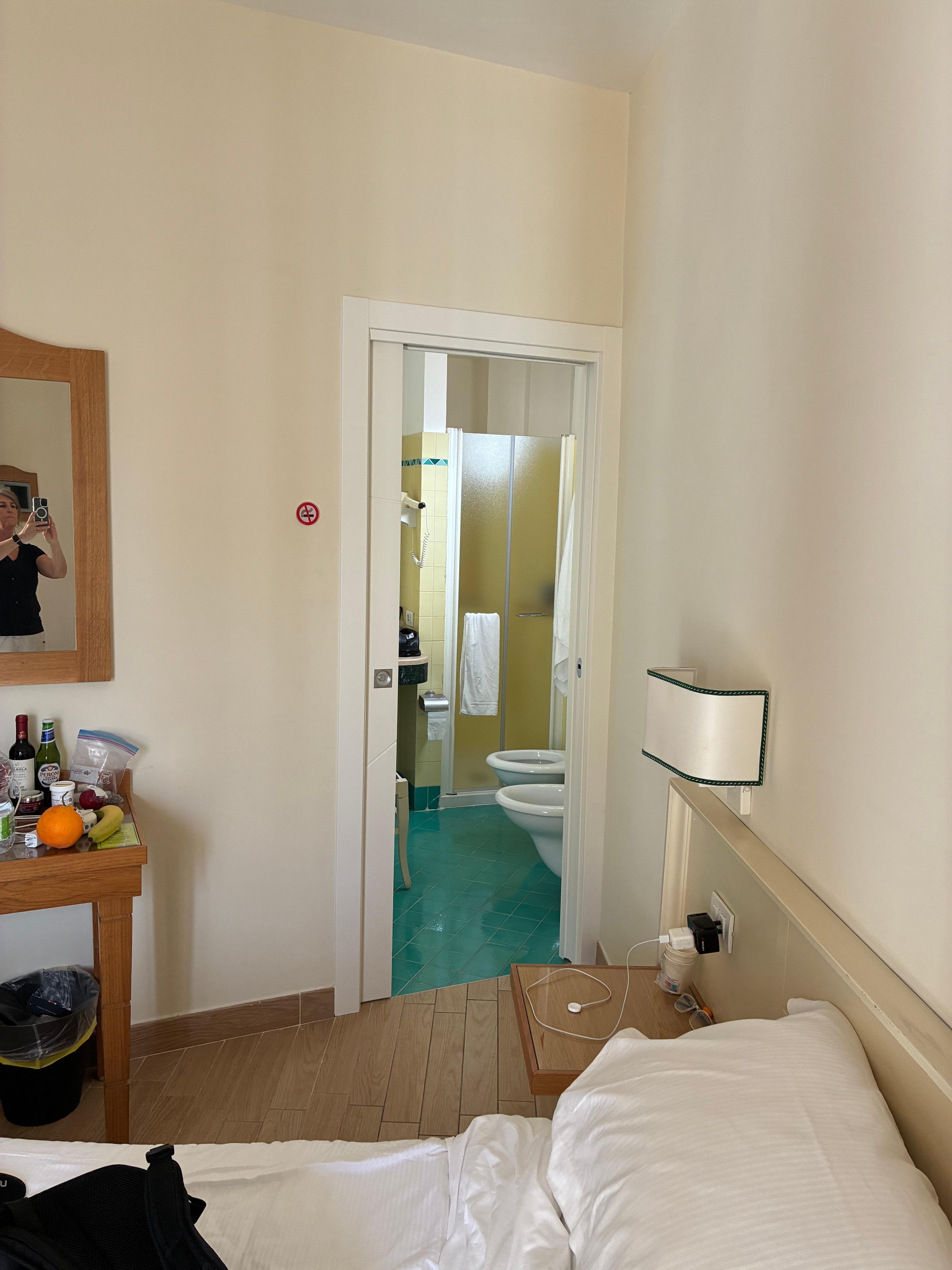 Our room. Small but suitable