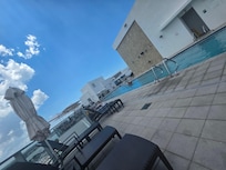 Rooftop pool!