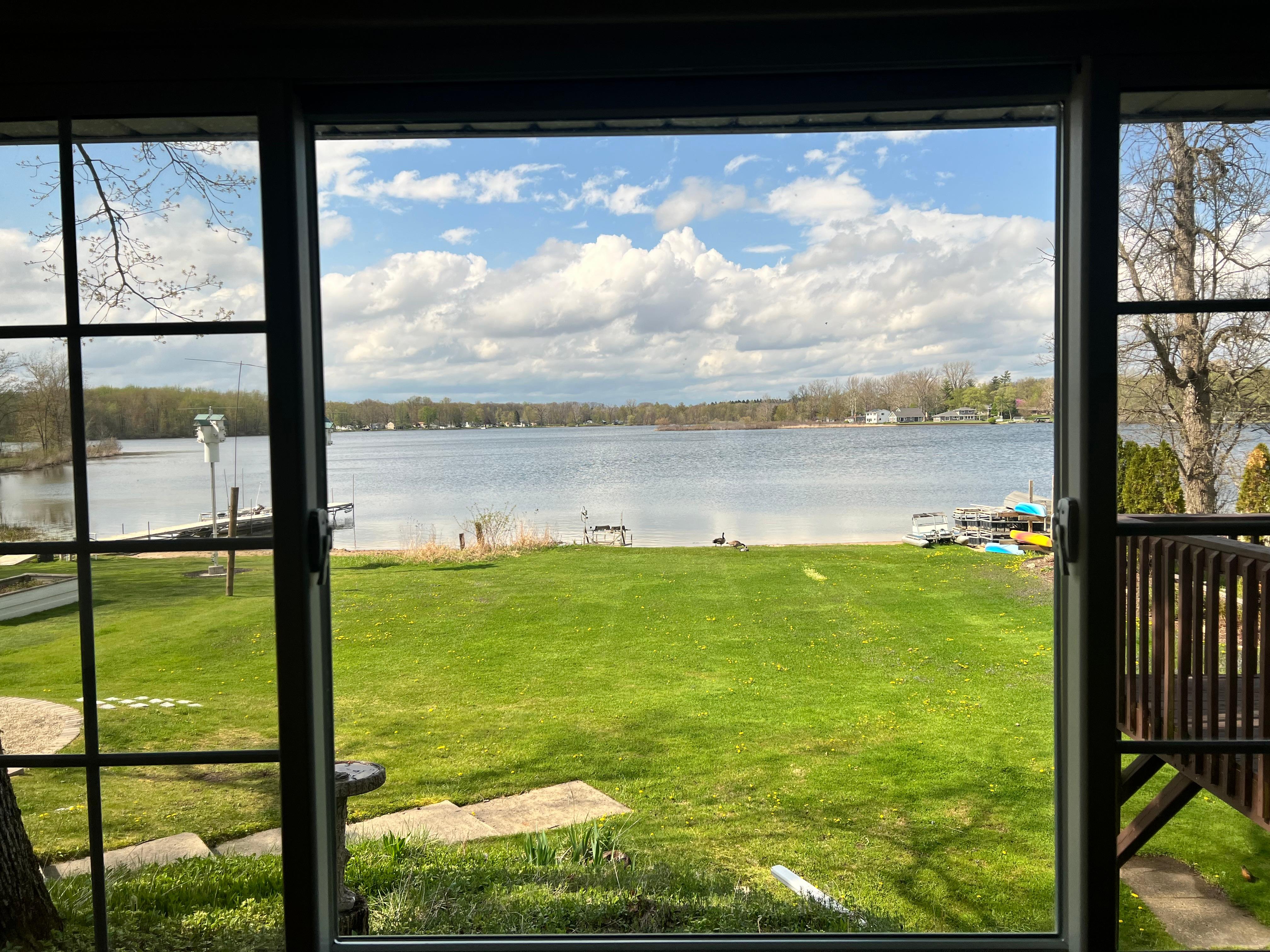 Slice of heaven - view from family room 