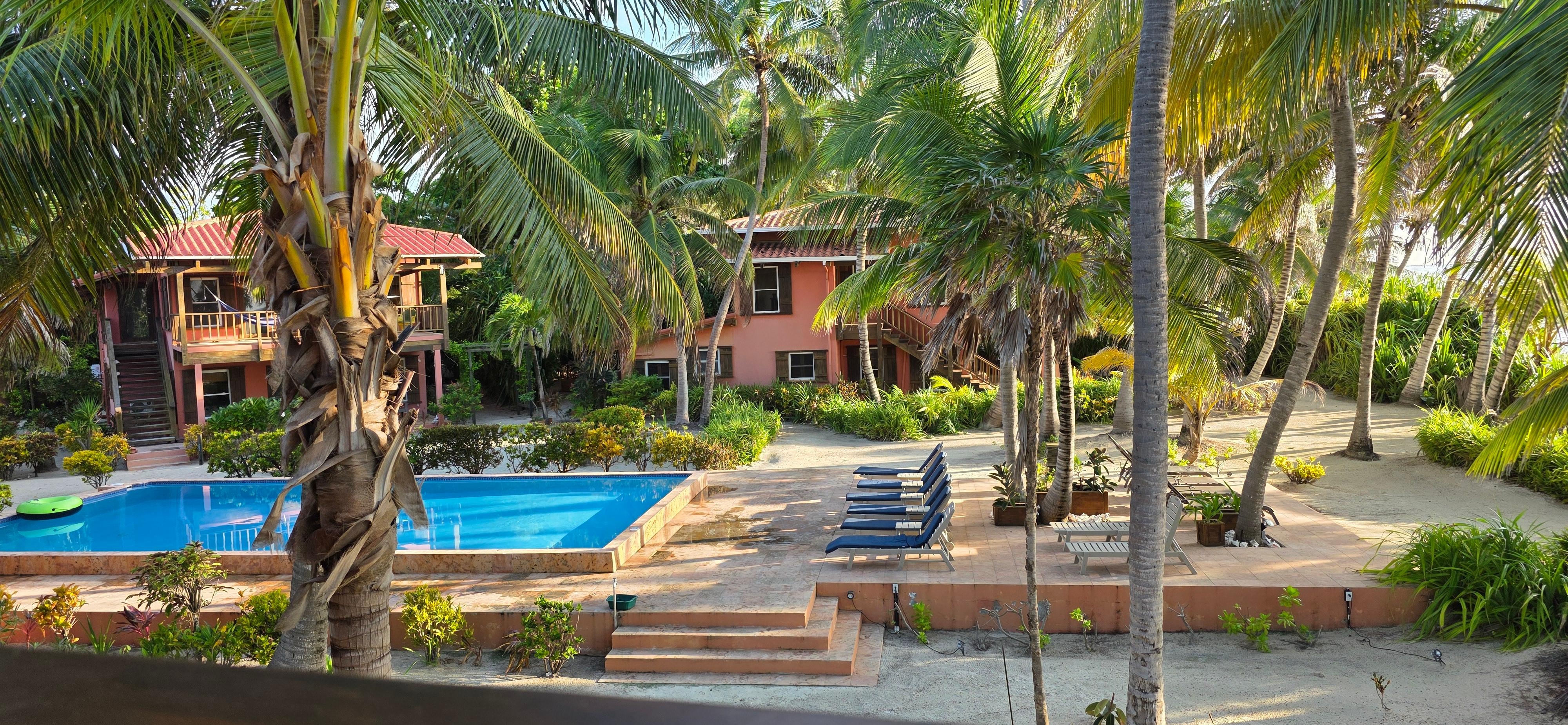 Property.  Damian has an awesome green thumb. Vladimir the security guard is sweet as can be. He will also give you plenty of privacy while keeping you safe watching over the grounds.