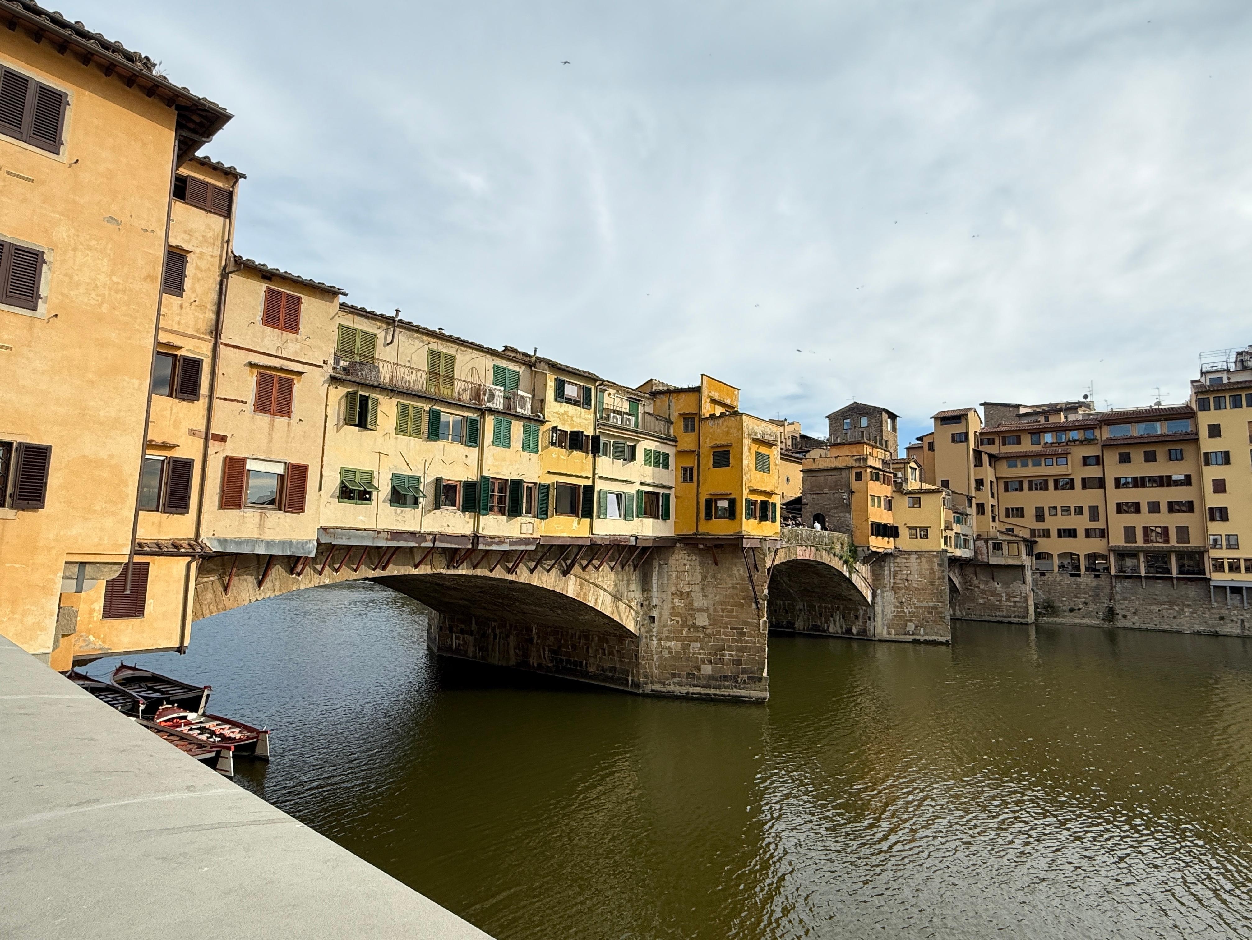 The Ponte Vecchio bridge 
