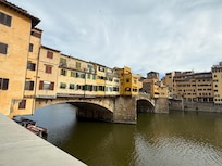 The Ponte Vecchio bridge