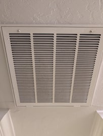 Filthy air return vents