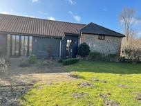 View of cottage from rear garden