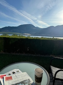 Morning coffee with a view.