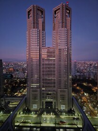 View from our room, 34th floor facing west