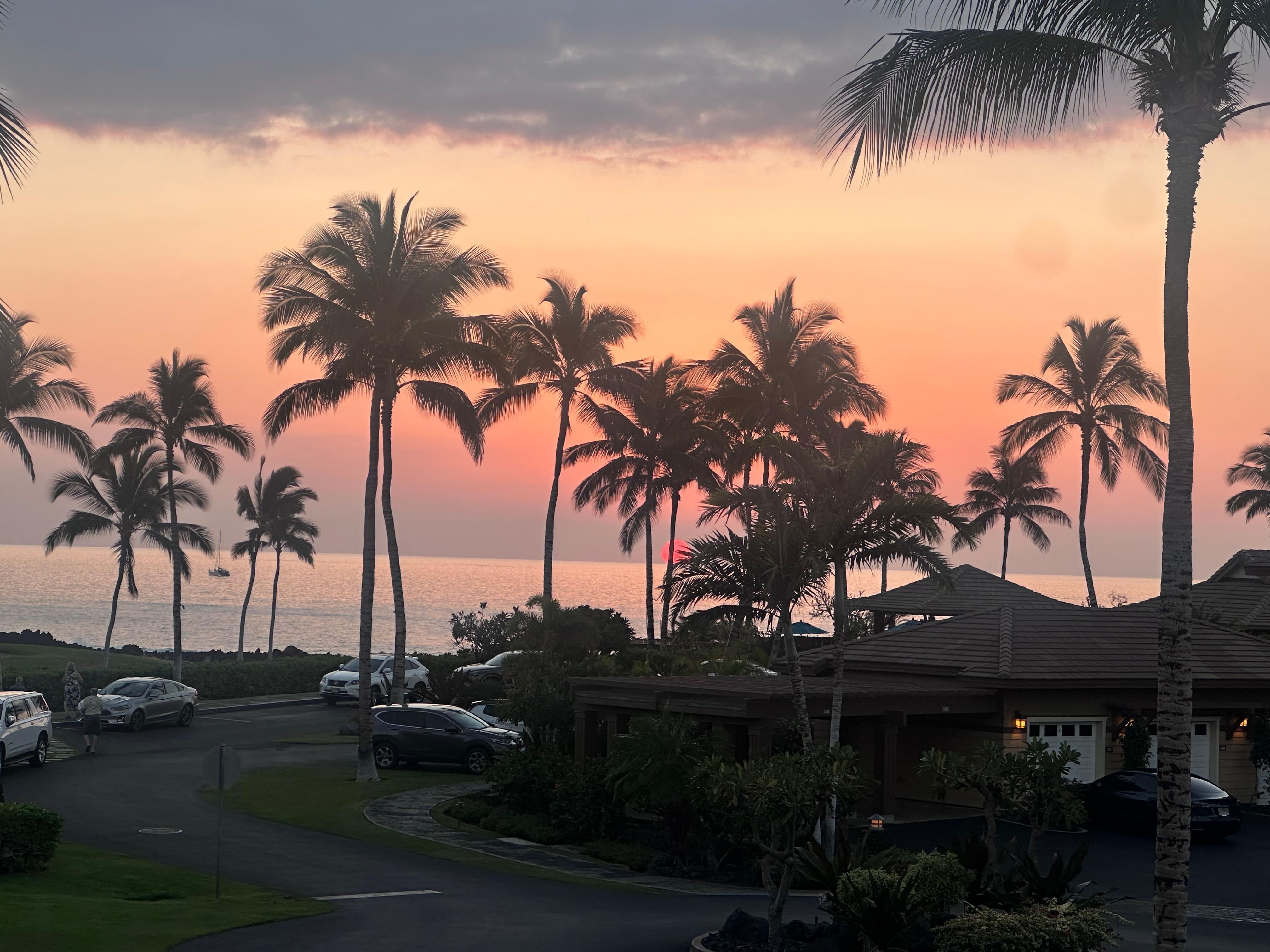 View from deck of sunset (I think🤪)