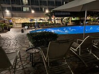 Pool at night