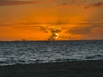 Sunrise from the beach.