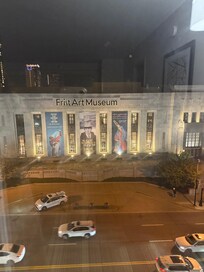View out our window, the museum.