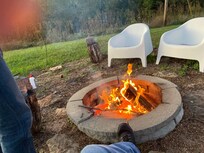 Firepit, cigars, and a relaxing evening