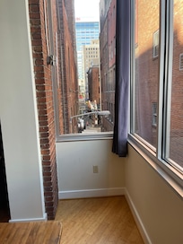 Little nook in apt. with view of printers alley.