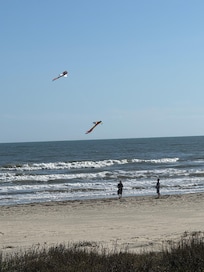 Kite flying.