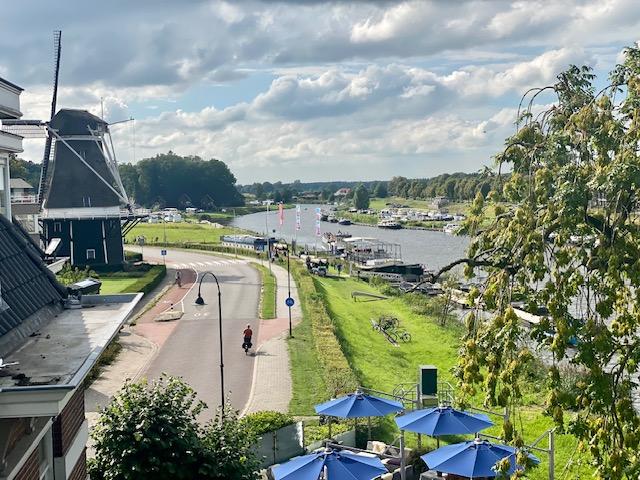 View from balconylooking downstream