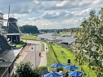 View from balconylooking downstream