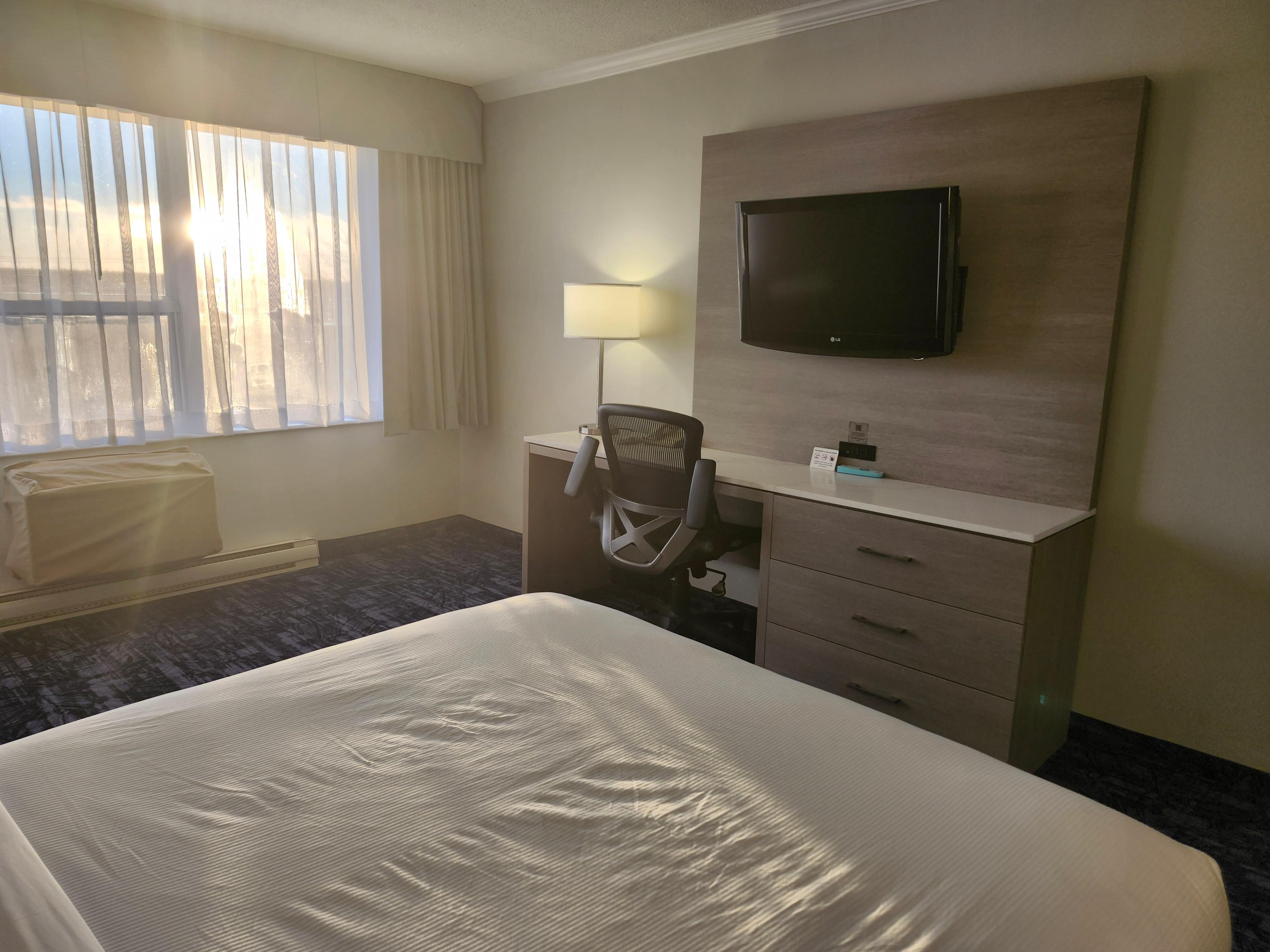 Television and work desk