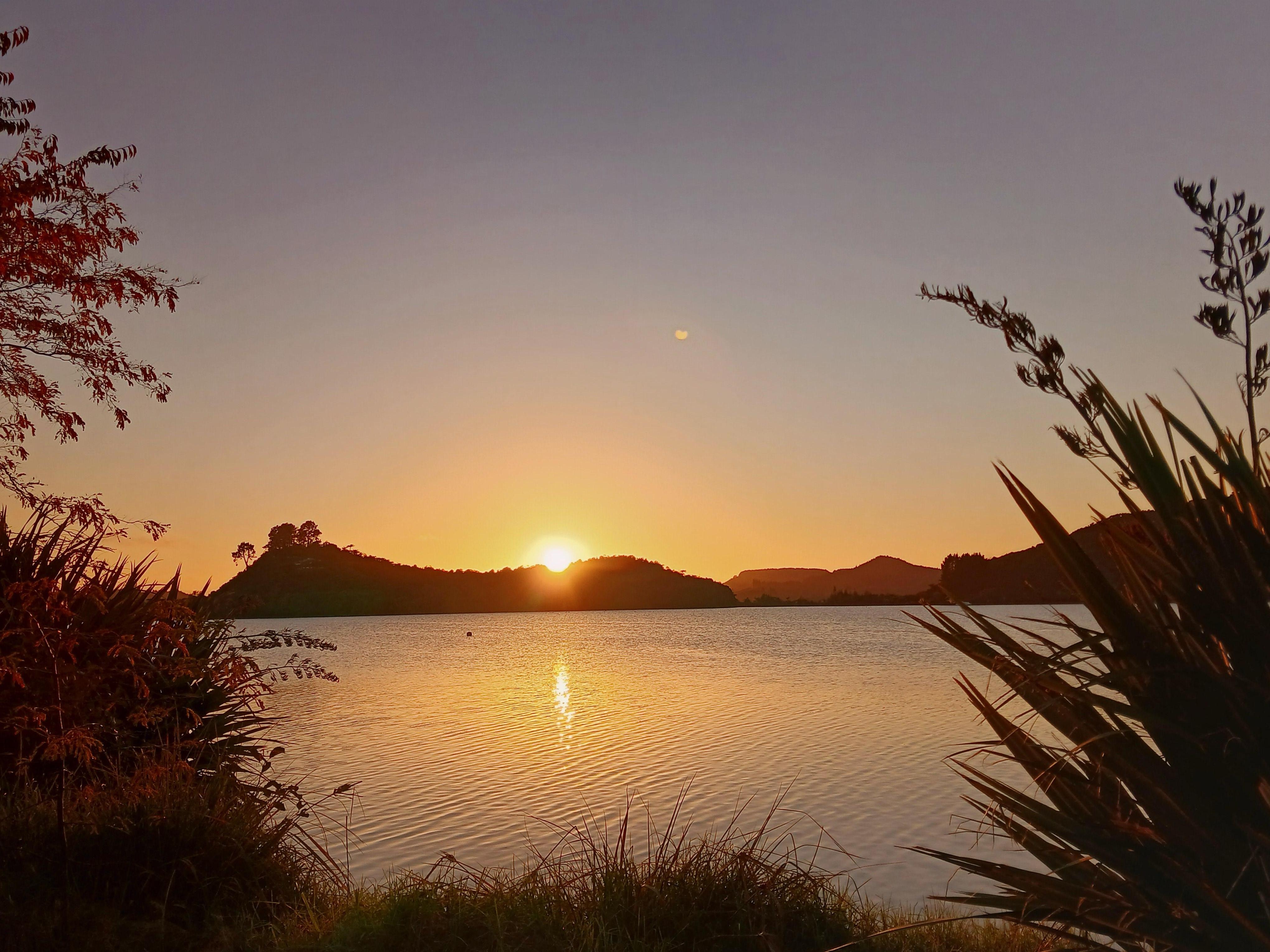 Sunrise on Lake Rotoiti.