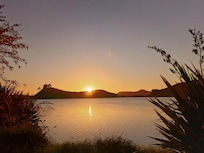 Sunrise on Lake Rotoiti.