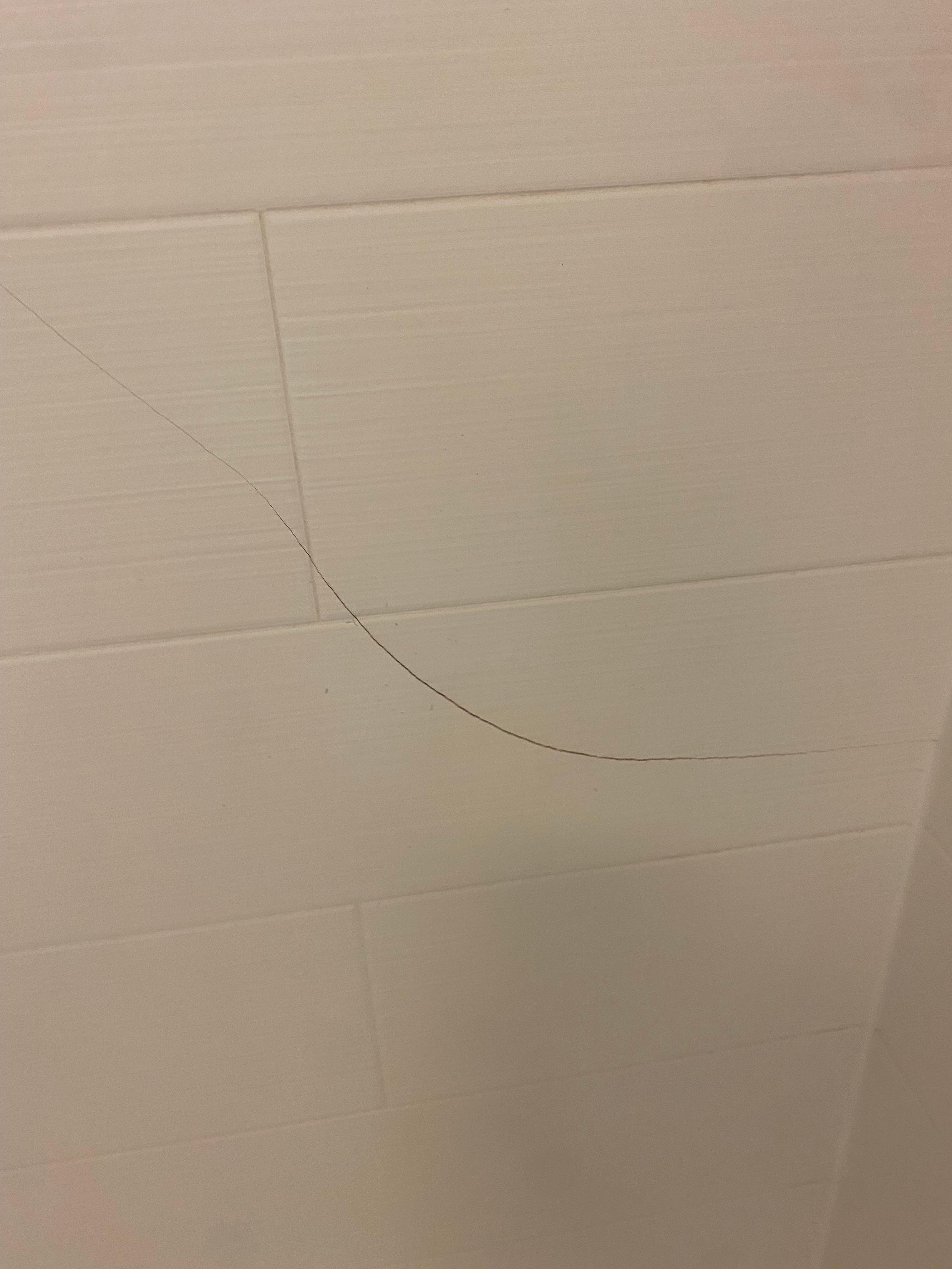 Shower wall cracking 