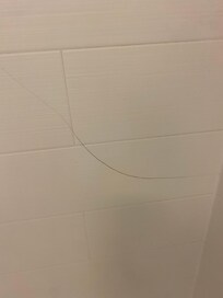 Shower wall cracking