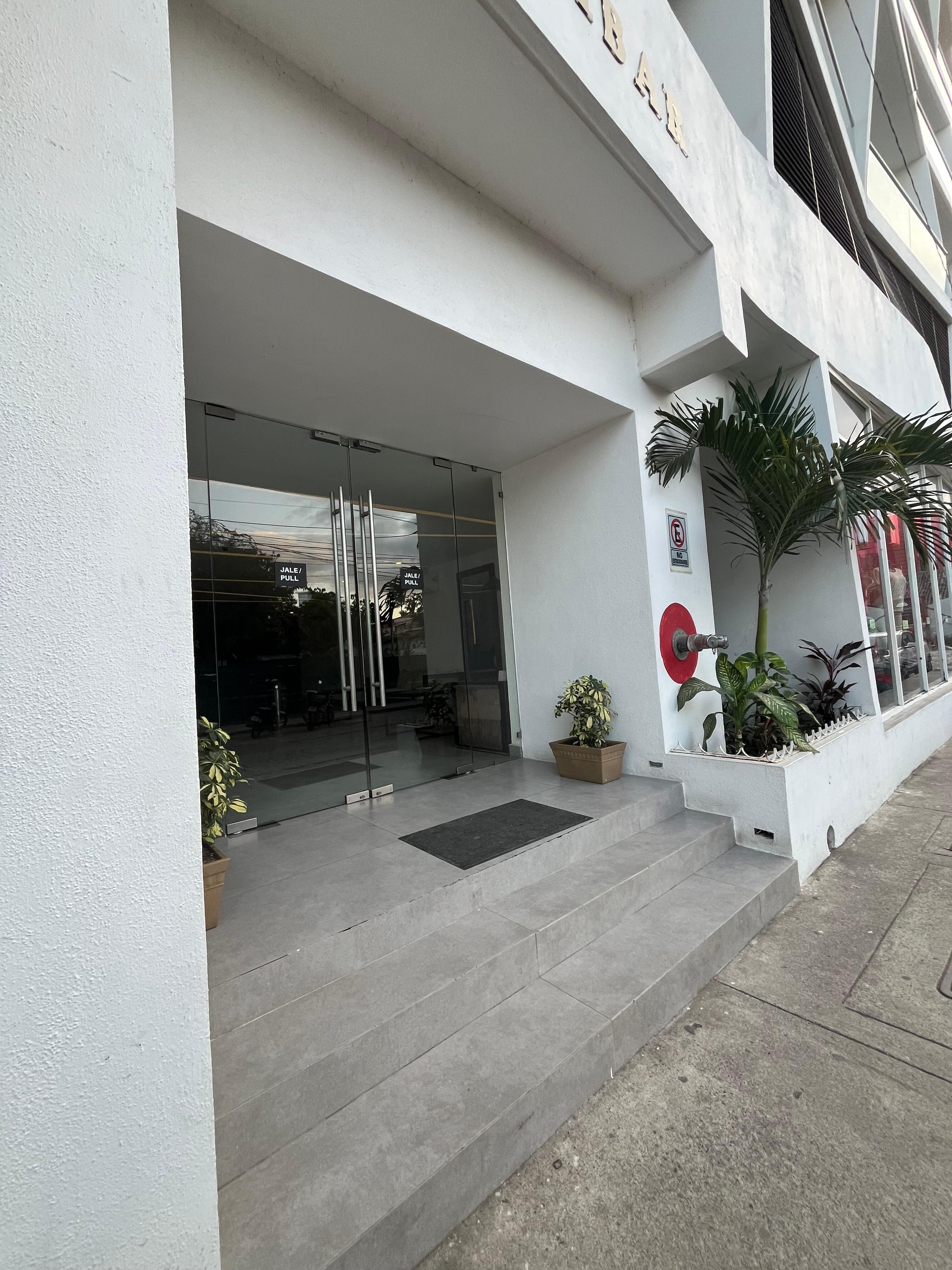 Entrance to the building condo is on the top floor
