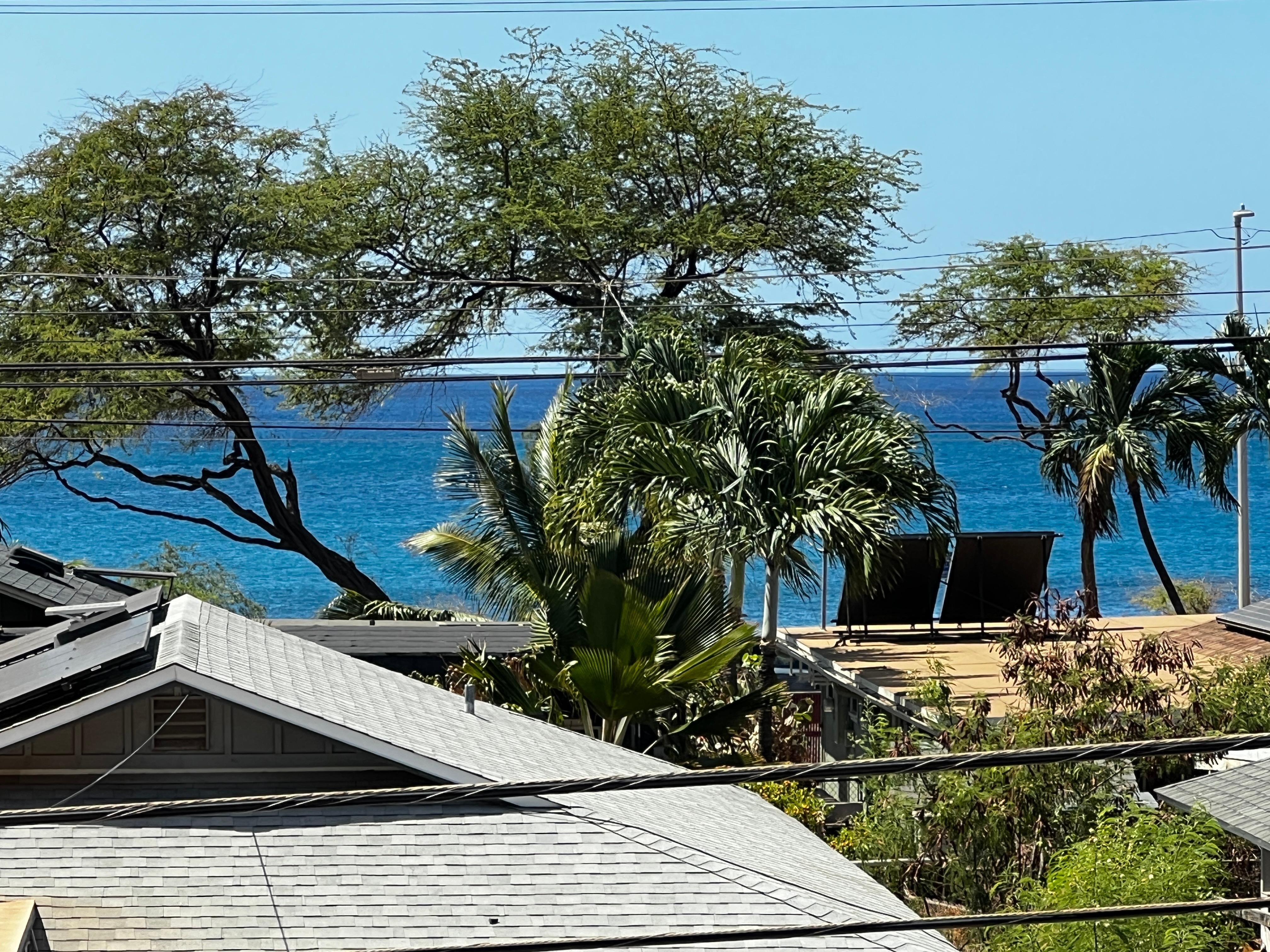 View from the balcony. 