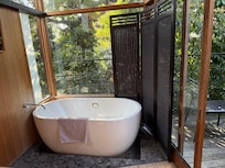 Best way to relax after a busy day of walking!