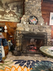 Great room fireplace