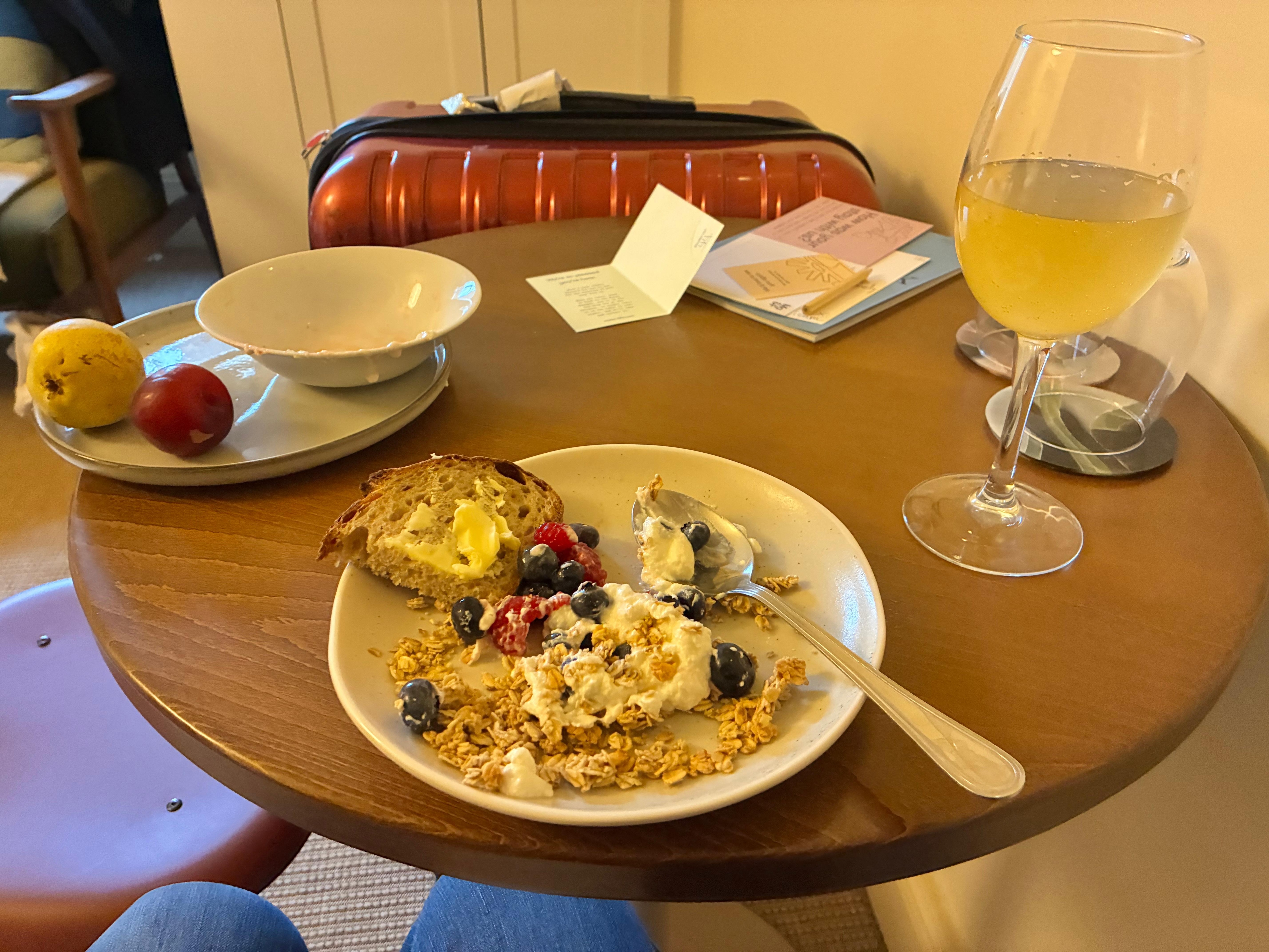 breakfast was the same every day though 