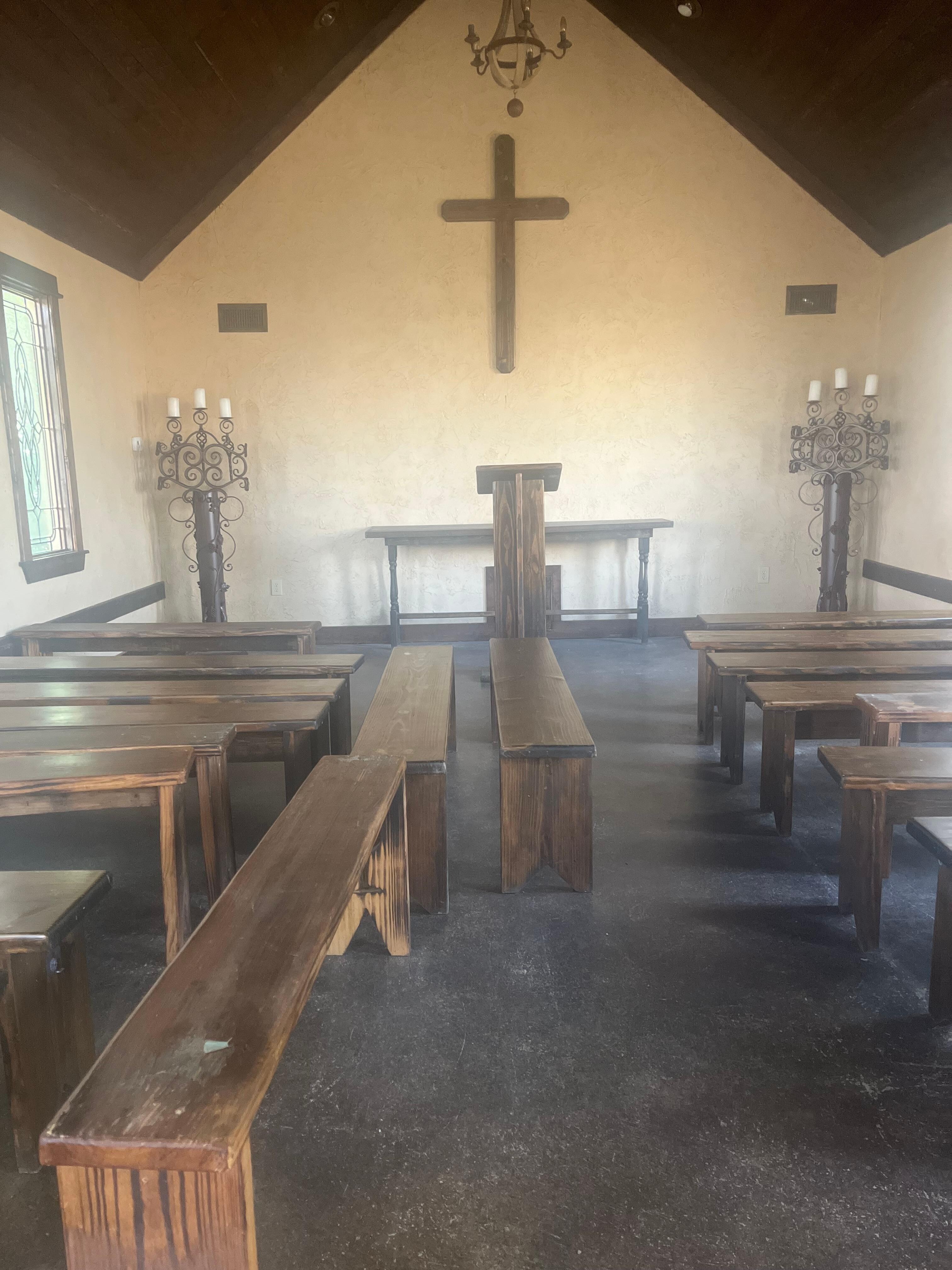 Inside chapel