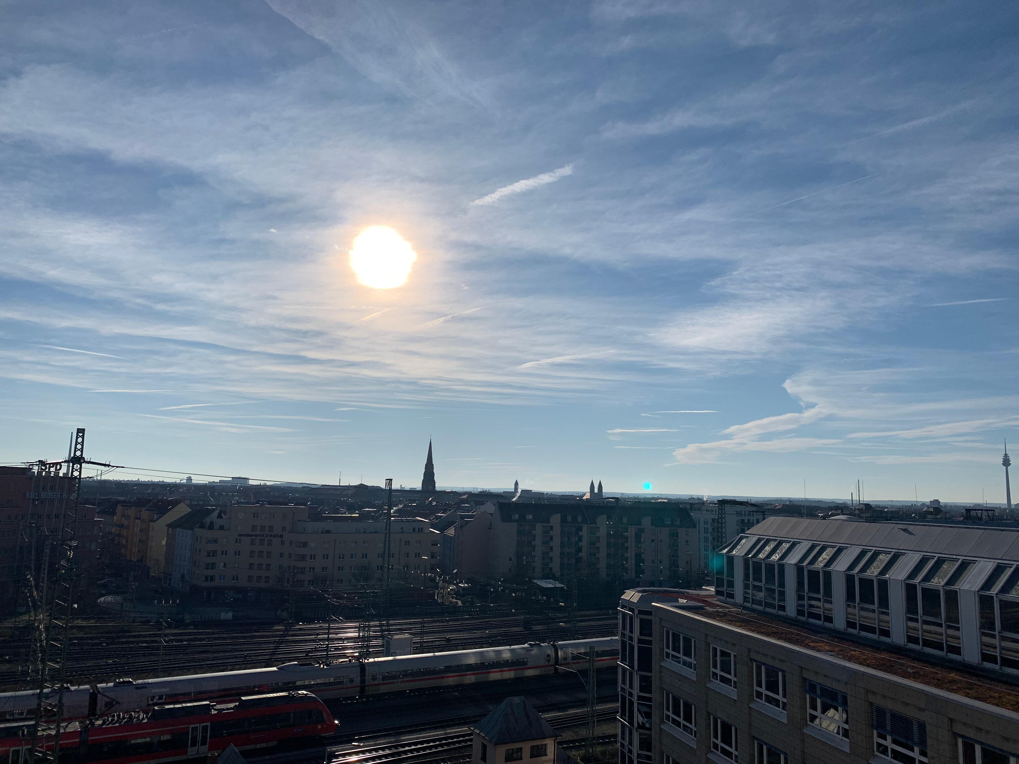 Good view from the balcony. 