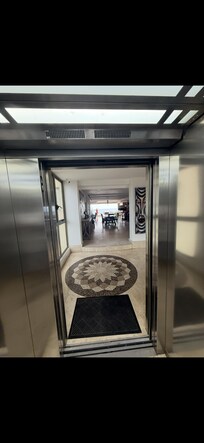 Stunning view of the ocean as soon as you walk out your elevator into your private rooftop penthouse