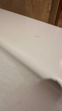 Hair in tube