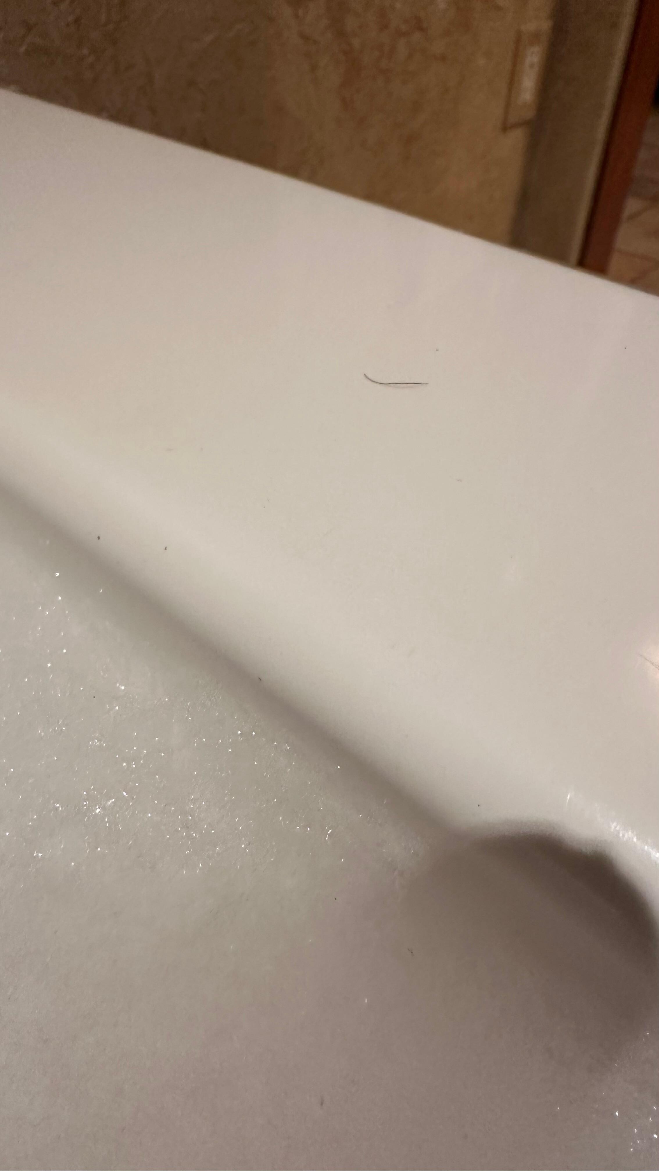 Hair in tube