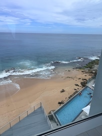 The view of the pool from room.