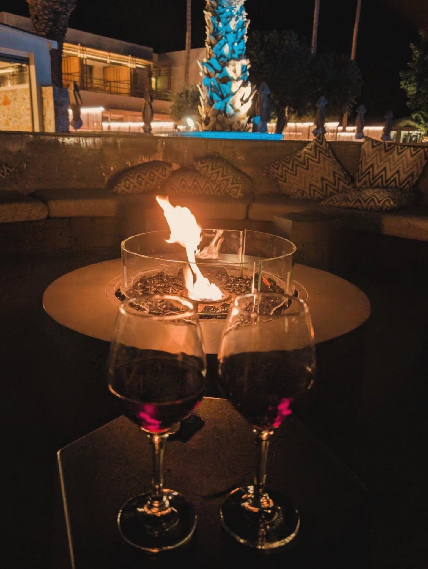 Lovely fire pit of an evening