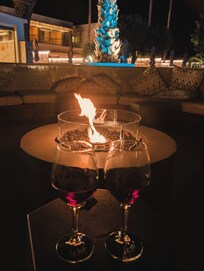 Lovely fire pit of an evening