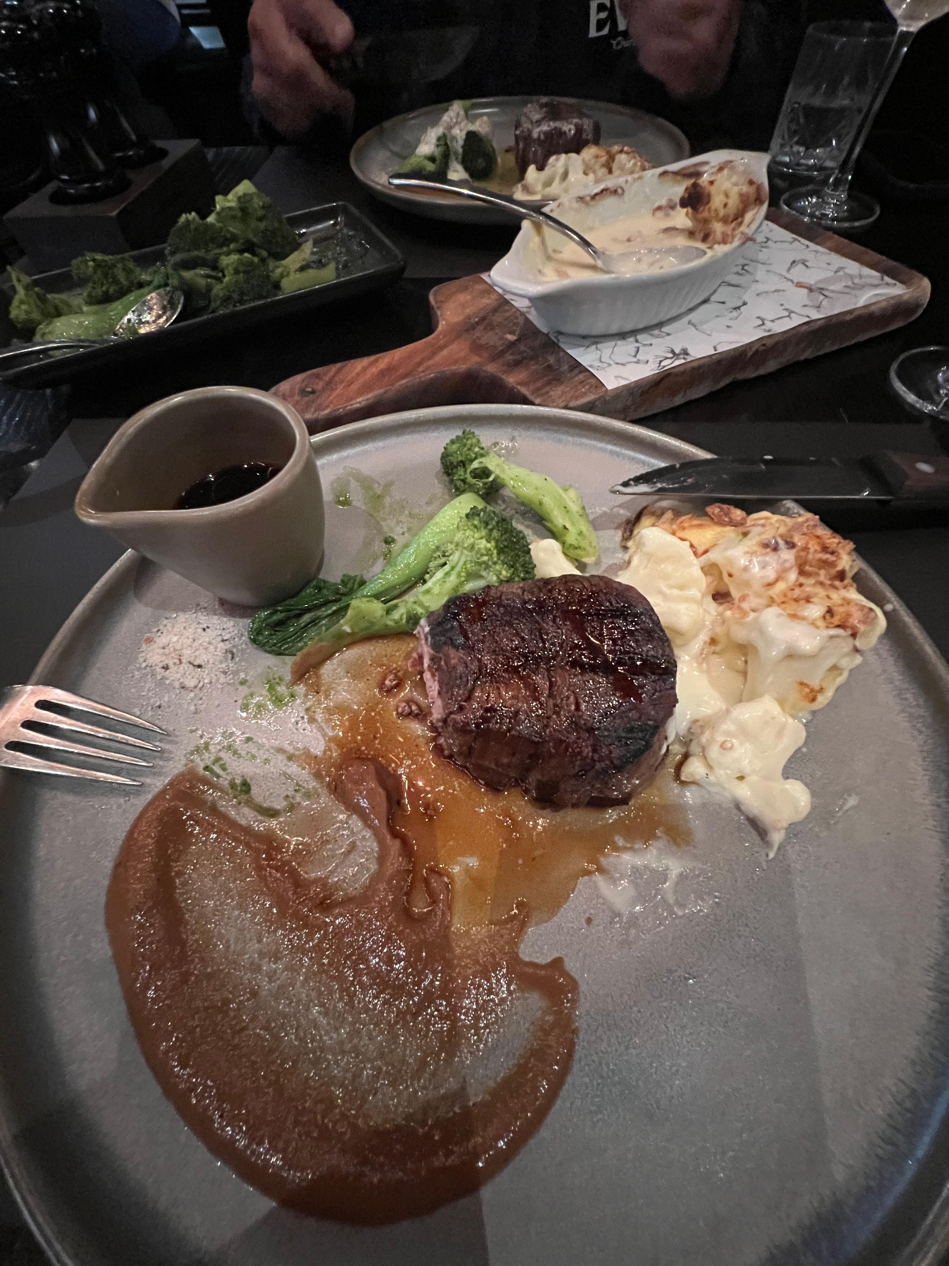 Rye fillet for dinner 