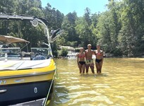 The falls at the cove on Keowee.