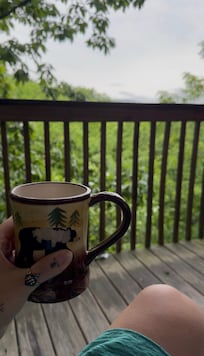 Morning coffee view was breathtaking