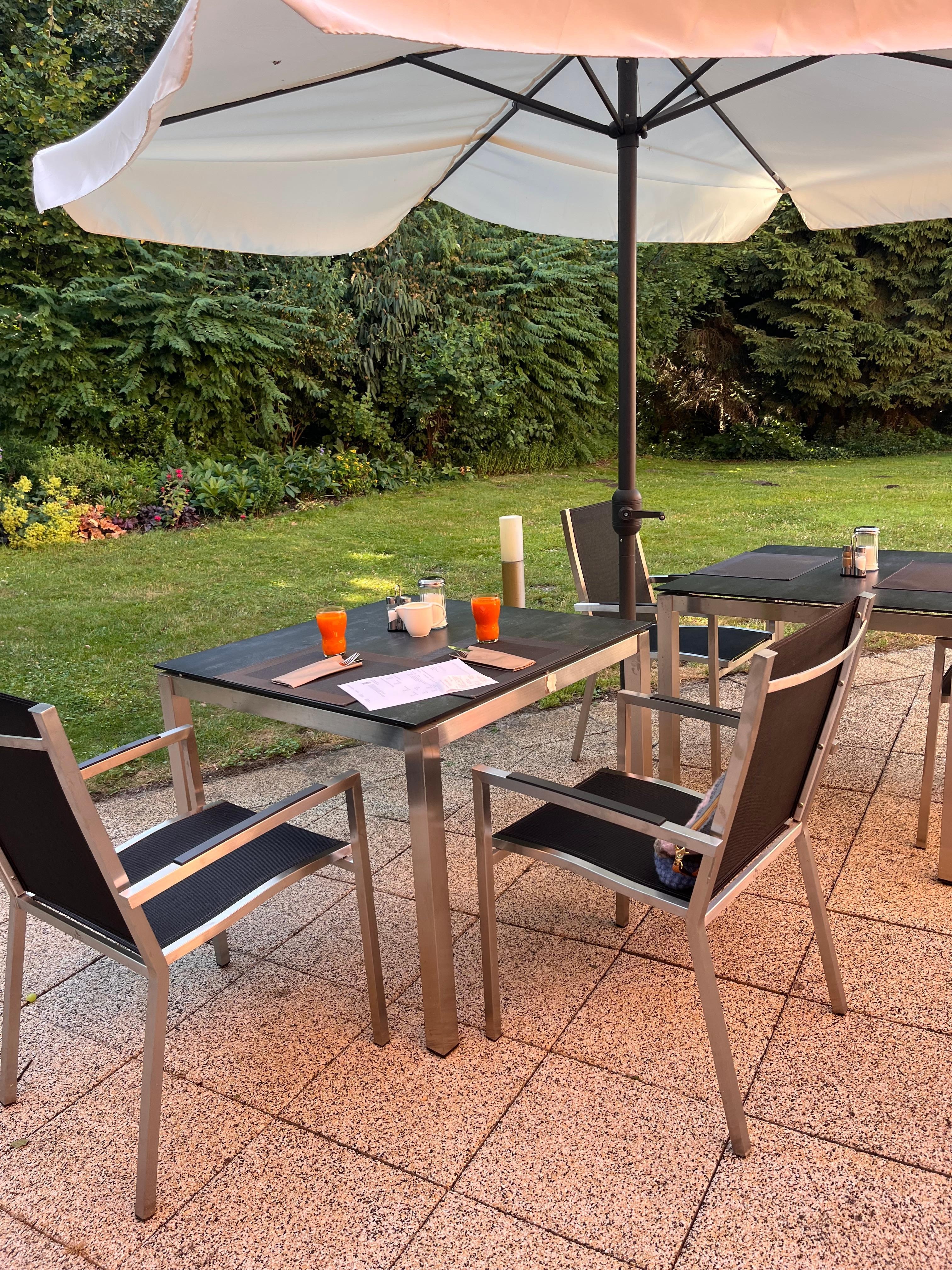 Terrasse på restaurant
