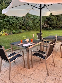 Terrasse på restaurant