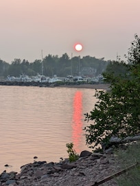 Sunset by marina at Prisque Park near Marquette