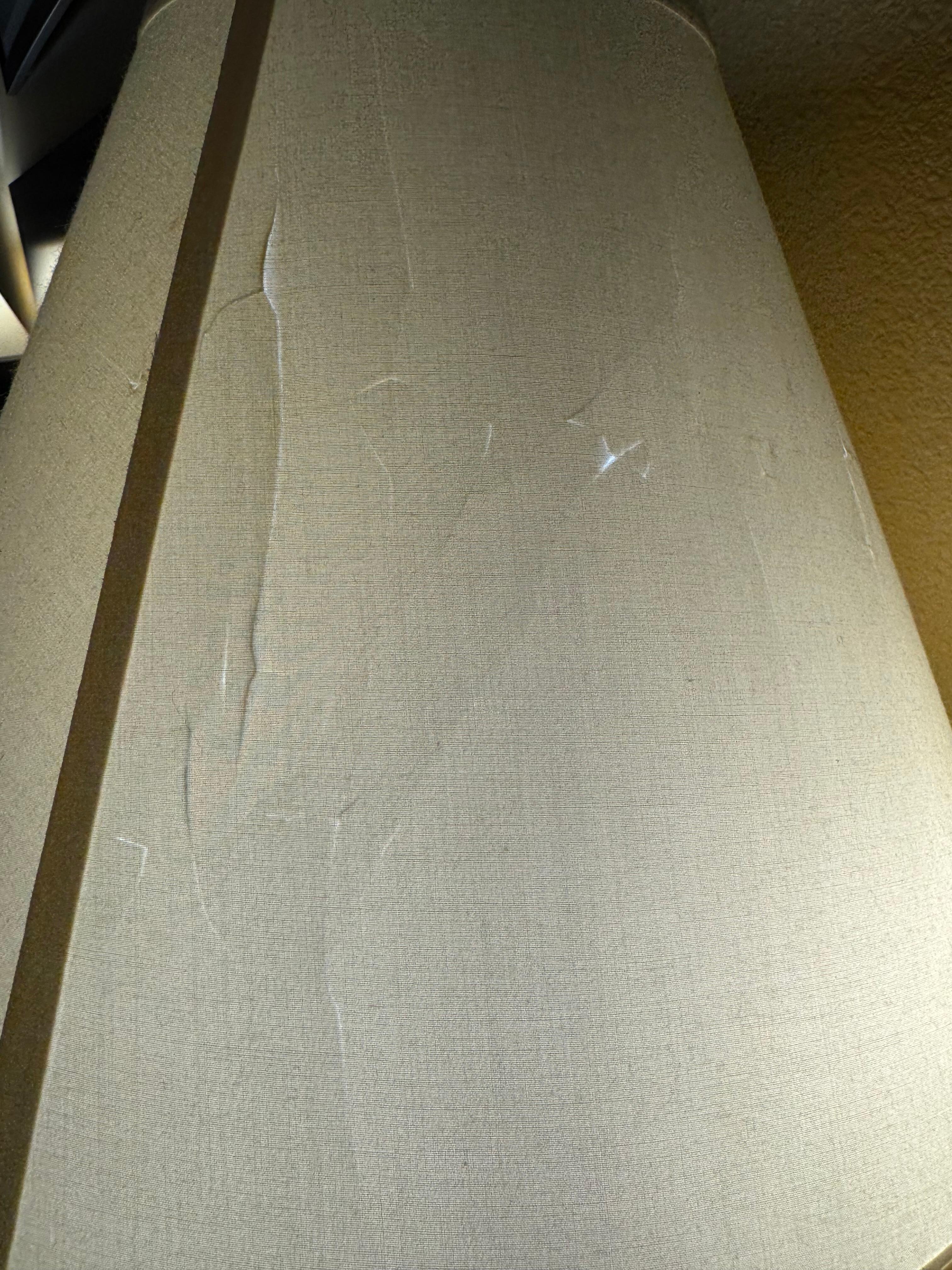 lamp shade all busted up
