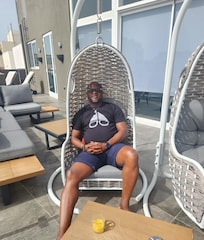 Relaxing @ the terrace after breakfast