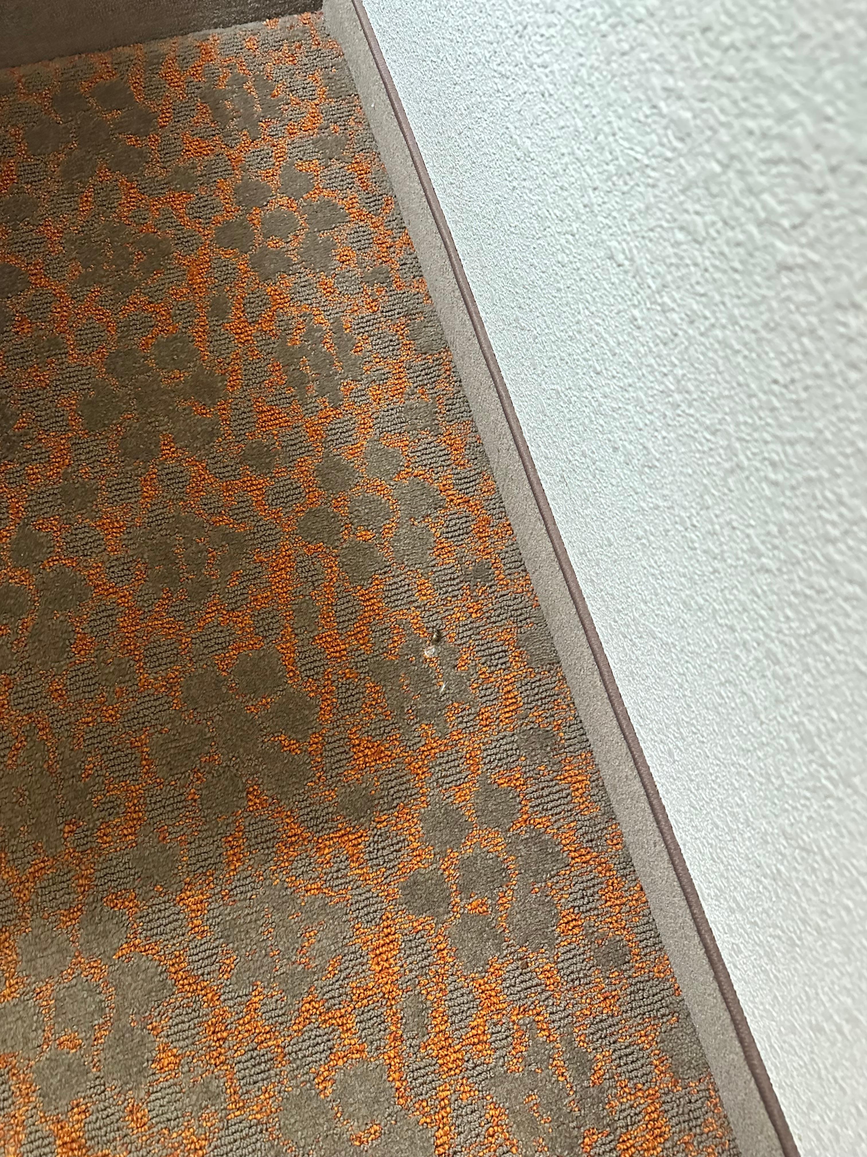 Clearly not vacuumed 