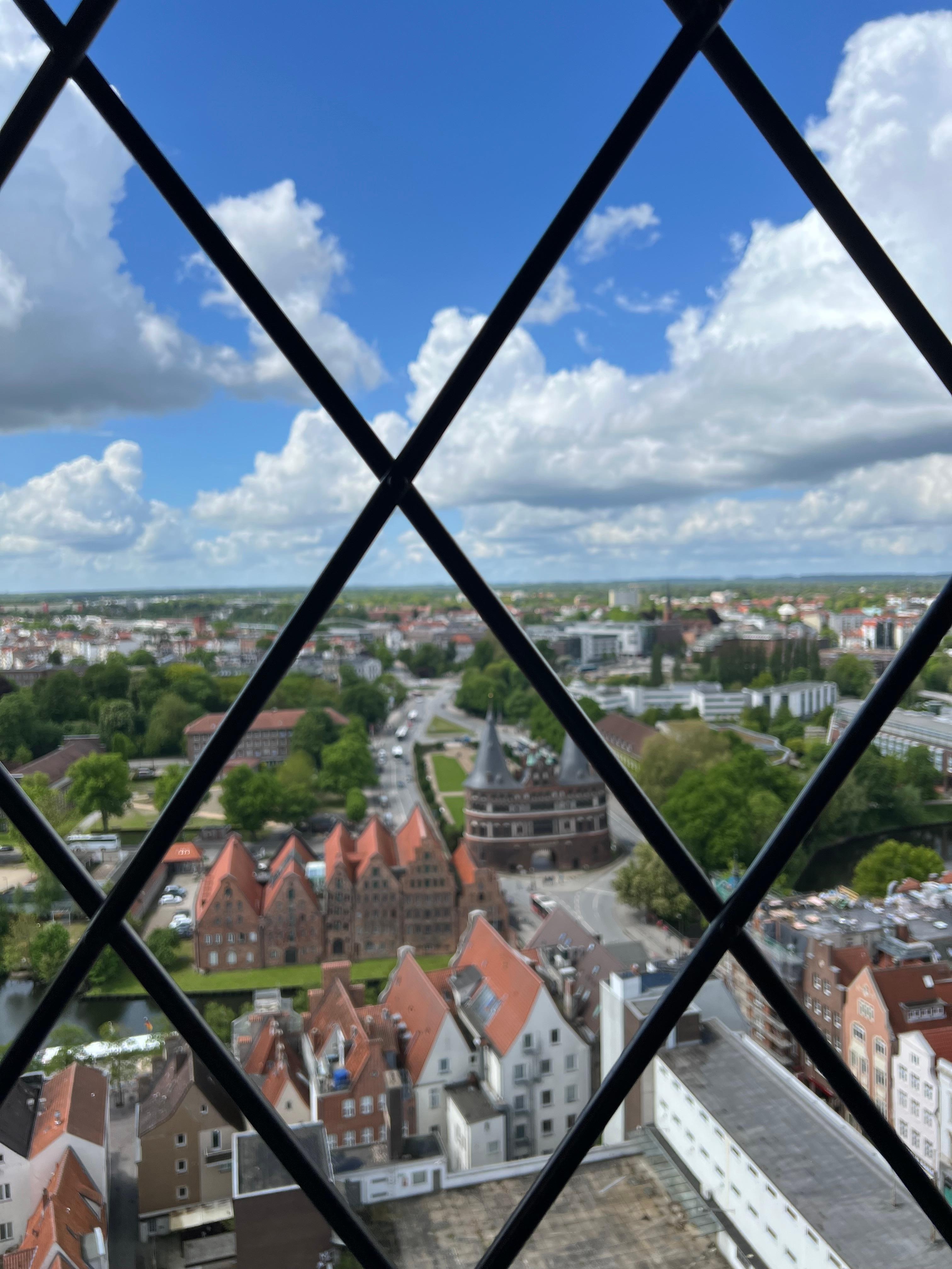 Die Auffahrt zur Petrikirche hat sich gelohnt. Für 5 Euro habe ich einen super Ausblick gehabt.