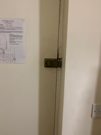 DAMAGE TO THE DOOR
